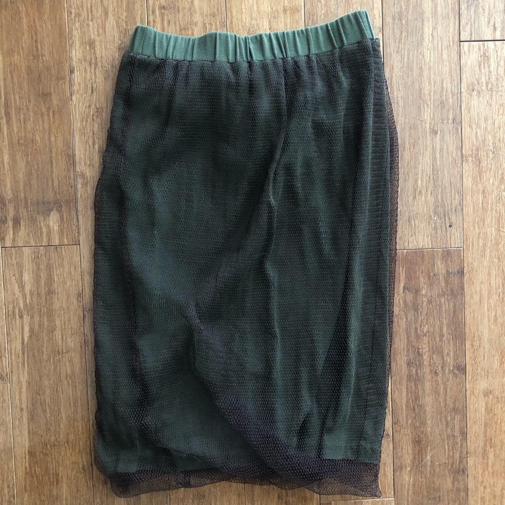 *SOLD* Vintage Issey miyake twisted mesh skirt